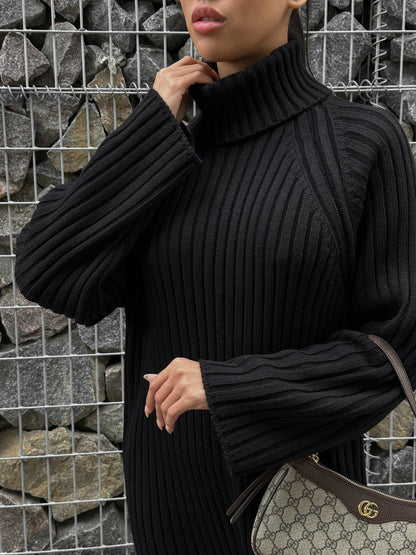KNIT DRESS ROOD