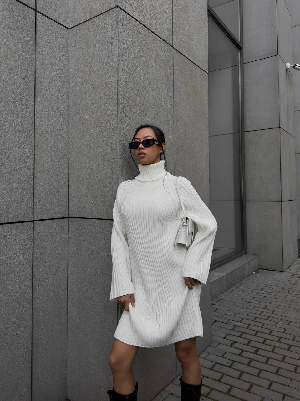 KNIT DRESS ROOD